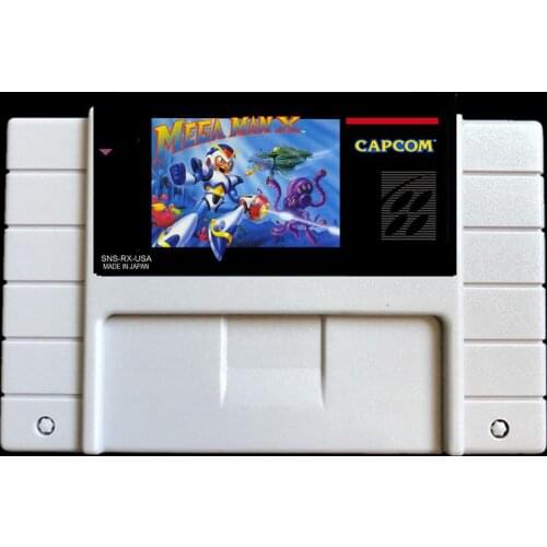 Mega Man X USA- NTSC version 46 pins games card for Retro Video games Console