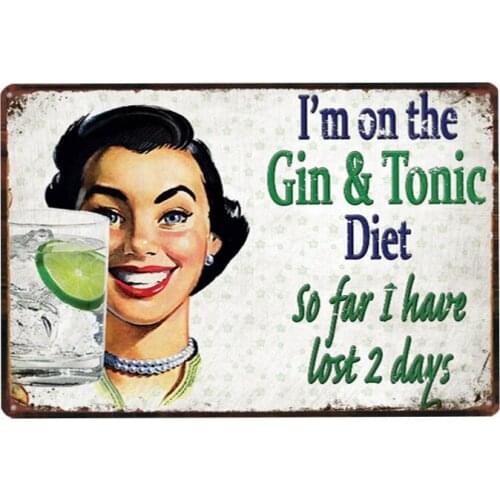 Wine Metal Tin Sign Vintage Plate Wall Pub Restaurant Home Art Decor Iron Poster Cuadros DU-1612