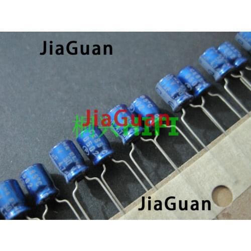 20pcs NEW ELNA RE3 50V4.7UF 5X7MM audio electrolytic capacitor 4.7uF/50V blue robe re3 4.7UF 50V