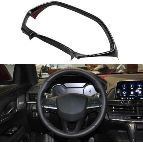 Fit for Cadillac CT4 2020 ABS Carbon Fiber Dashboard Frame Decor Cover Trim