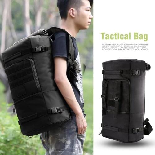 Hot Mens Military Backpack Waterproof Nylon School Bag Camouflage Backpacks Multi-function Men Travel Bags 2021 D088