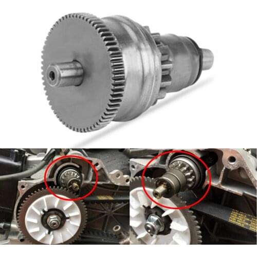 1Pc Starter Motor Gear Clutch For Bendix 49CC 50CC 60CC 139QMB 139QMA Scooter Moped ATV Engine Starter Motor