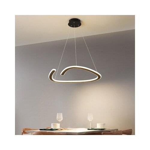 Nordic modern led iron led crystal chandelier hanging lamp hang hanging lamp dining rooom