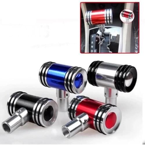 Universal Gear Shift Knob Car Styling Aluminum Metal Plane Push Rod Manual Transmission Gearstick Lever Shifter Knob