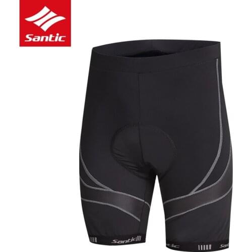 Santic Cycling Shorts Men Pro MTB Road Bike Shorts 4D Padded Reflective Downhill Bicycle Shorts Cycle Clothing Bermuda Ciclismo