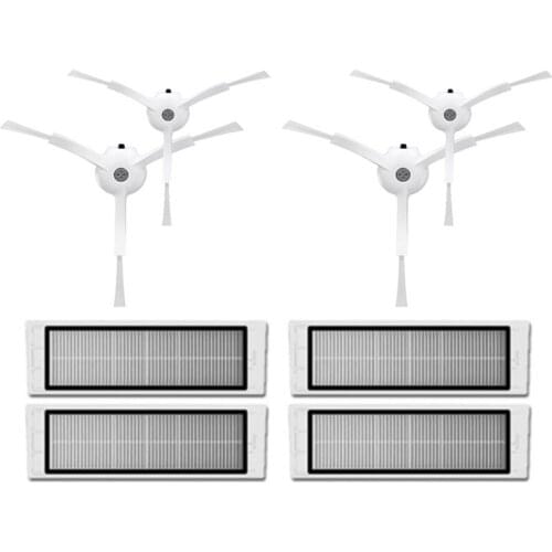 For Roborock S6 MAXV S6 PURE S6 S5 MAX S5 S4 E4 E35 E2 Robot Vacuum Cleaner Replace Parts Side Brush Filter Accessories