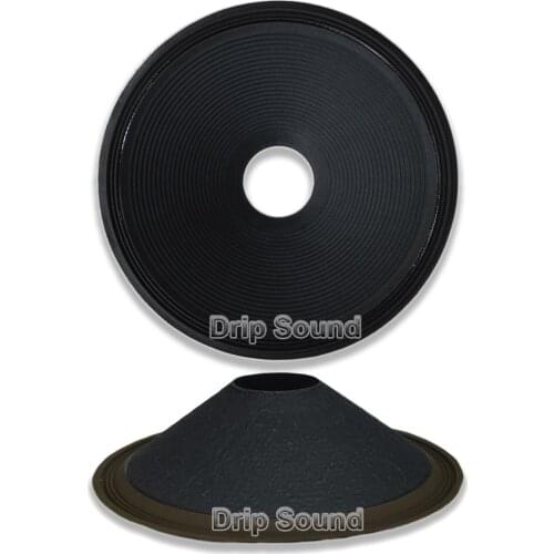 18" inch 440mm 100mm Core Speaker Cone Paper Basin Woofer Drum Paper 3-Ring Cloth Edge Trumper Bass Repair Parts #3