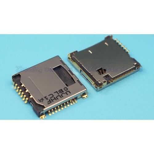25pcs/lot Sim Card holder For Samsung I9100 Korean version card slot M250S S6888 I997 I8250 S5520 I919U SIM Card Socket