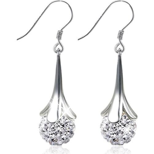 AINAMEISI / 2021 Korea Trend Rhinestone Ear Hook Casual Retro Lady Earrings Gift Party Fashion Earrings