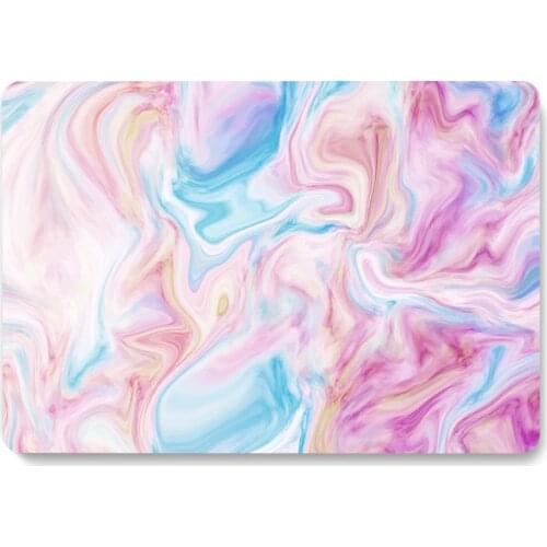 Liquid Multicolour Colourful Pink Blue Pattern Laptop Case For MacBook Retina Air 11 12 13.3 New Pro 15.4 16 inch Cover shell