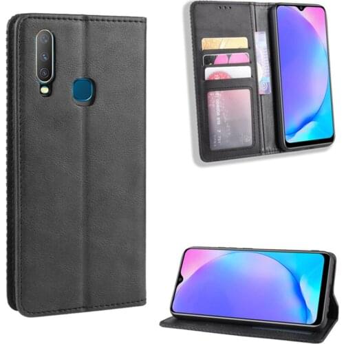 Vivo Y17 Y15 Y12 Y11 Case Flip PU Wallet Magnetic Adsorption Leather Case For Vivo Y 17 Y 15 Y 12 Y 11 2019 Phone Bags