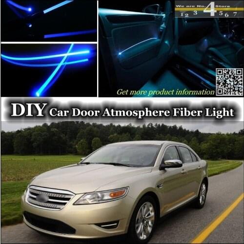 For Ford D3 Platform interior Ambient Light Tuning Atmosphere Fiber Optic Band Lights Door Panel illumination (Not EL light)