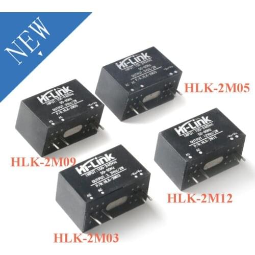 AC-DC Power Module Mini Isolation Switch Power Supply Module AC DC 220v to 3.3V/5V/9V/12V HLK-2M03 HLK-2M05 HLK-2M12 HLK-2M09