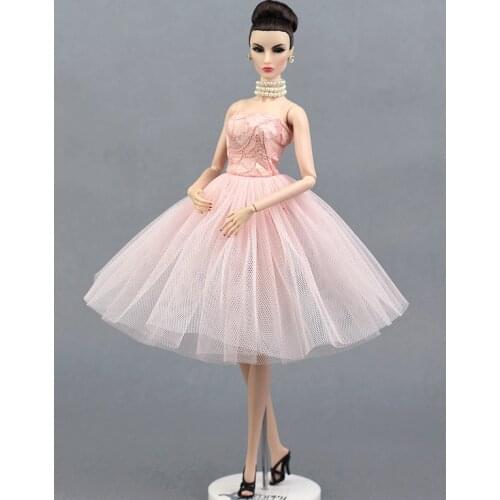 Outfit party dress for Barbie Doll princess Clothes 1/6 Doll BJD accessories Play House Dressing Up Costume Kids Toy