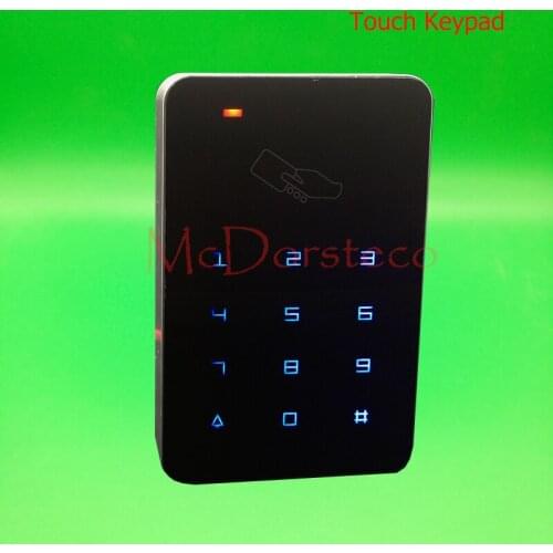 Backlight Touch keypad 125khz Rfid Access Control EM ID Keypad Single Door Stand-alone Access Controller & Wiegand 26 bit In