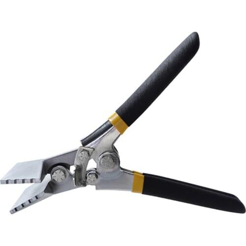 Sheet Metal Hand Seamer 3 Inch Straight Jaw Manual Metal Bender Tool Sheet Metal Bending Pliers Flattening Tool