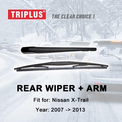 Rear Wiper Arm with Blade for Nissan X-trail (2007-2013) 1pc 14" 350mm, X trail Rear Wiper Arm & Rear Wiper Blades Xtrail