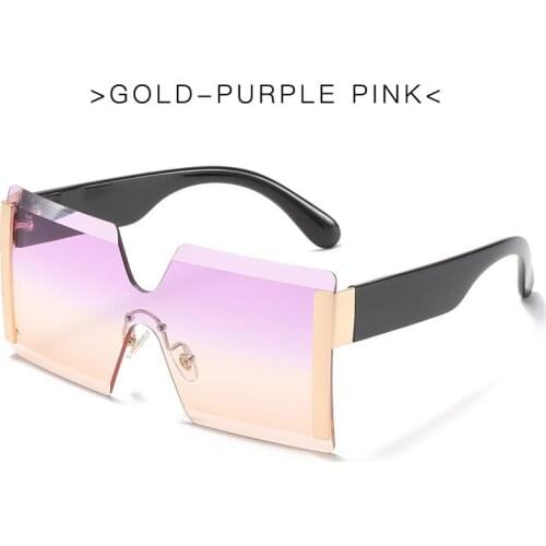 2020 Oversized Sunglasses Women Vintage Sun Glasses for Women/Men Luxury Sunglasses Women Mirror Oculos De Sol Feminino New