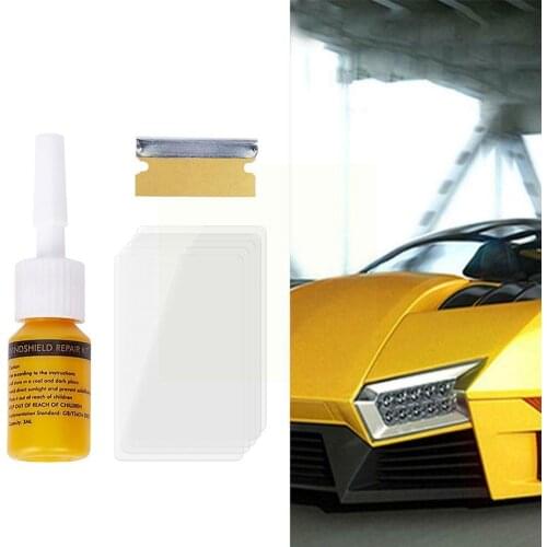 Car glass repair agent windshield repair tool glass repair kit crack repair polishing scratch tool glass glass resin window Z9Y0