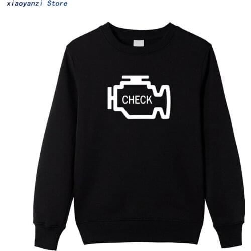 Engineer men sweatshirts Creative Letter Exclusive Symbol Print unisex pullovers Crew Neck Cotton sports hoodies