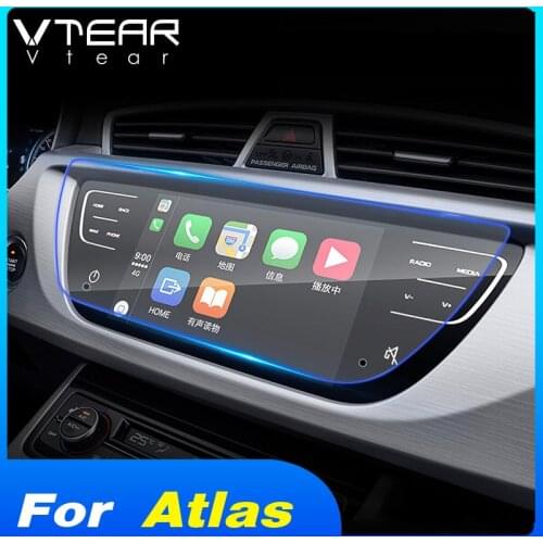 Vtear For Geely Atlas Emgrand NL-3 Proton X70 GPS Navigation Screen Protective Film cover interior car-styling accessories parts