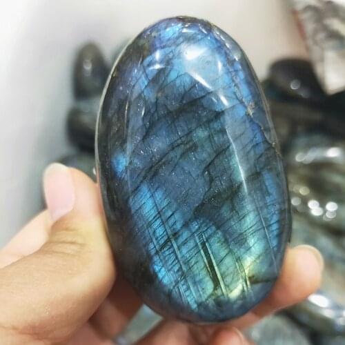 130g natural labradorite crystal Mineral stone shining Labrador quartz polished specimen Healing