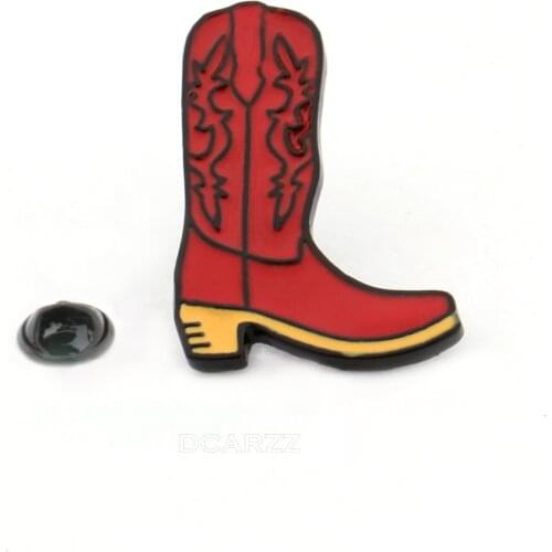 2019 HIMYM How I Met Your Mother Red Boots Pins Women/Men Brooches for Clothes Jewelry Soul Mate Valentines Day Gift