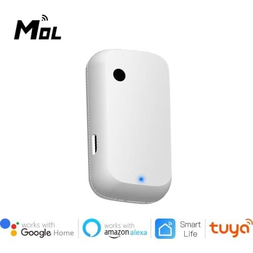 Sensor de luz MOL que funciona con la aplicación Smart Life, iluminación alimentada por Tuya, amazon, alexa