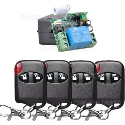 DC12V 1CH Wireless Remote Controll System For Access/door System 315/433.92MHZ
