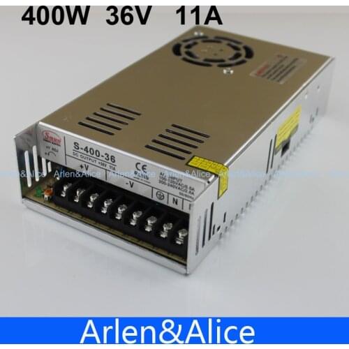 400W 36V 11A Single Output Switching power supply for CCTV camera LED Strip light AC to DC SMPS