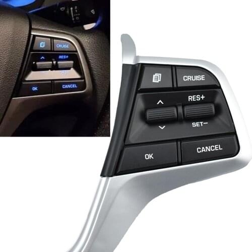 For Hyundai Solaris 1.6L 2016-2019 New Steering Wheel Button Switch Bluetooth button Cruise Control Volume key with Backlight