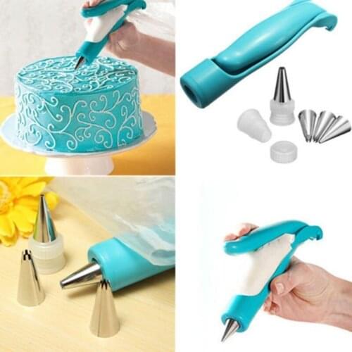 Pastry Icing Piping Bag Nozzle Tips Fondant Cake Sugar Craft Decorative Pen Set Fondant Cake Decoration
