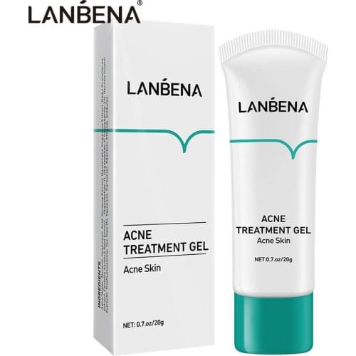 LANBENA Acne Treatment Face Cream Blackhead Removal Damage Fade Marks Repair Acne Scars Gel Shrink Pores Whitening Skin Care 20g