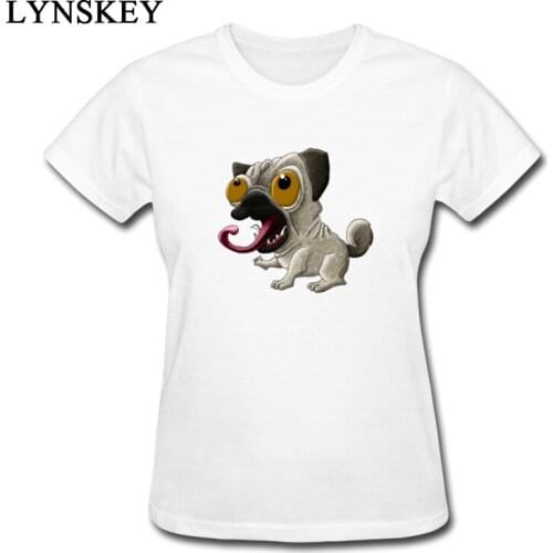 Newest 100% Cotton Girls New School Pug T-Shirts Women Round Collar Short Sleeve Tops Tees Lady 3D Printed O-Neck Casual T Shirt