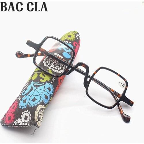New Square Frame Reading Glasses Fashion High Definition Anti-fatigue Reading Glasses Parents' Presbyopia Magnifying Gift