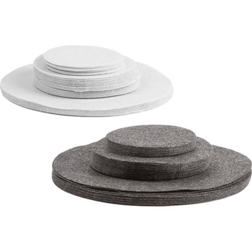 48PCS Felt Dish Divider Pads Kitchen Tableware Antifriction Pads For Bowl Plate China Storage And Plate Stacking Protectors