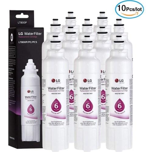 Replace LG LT800P refrigerator water filter, ADQ73613401, ADQ73613408 or ADQ75795104, (10 packs)