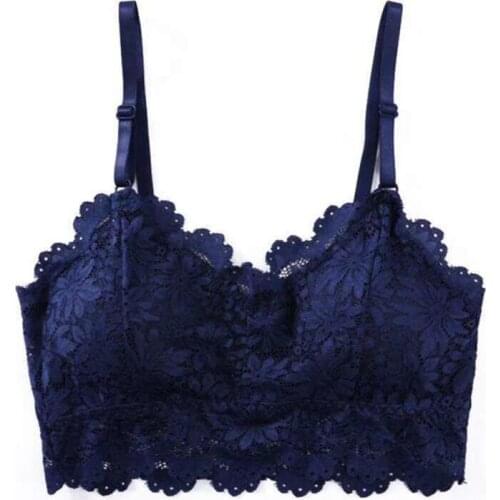 Yoga Sport Bra Women Underwear Wireless Back Lace Sports Bra Soft Brassiere Fitness Fashion Gym Sportswear