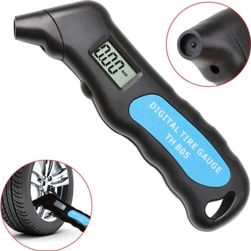 TG105 Digital Car Tire Tyre Air Pressure Gauge Meter LCD Display Manometer Barometers Tester for Car Truck Motorcycle Bike