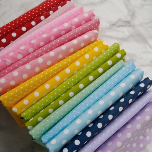 160x50cm Custom Candy Round Dot Twill Cotton Fabric Making Childrens Clothing Garment Material Photo Background Cloth