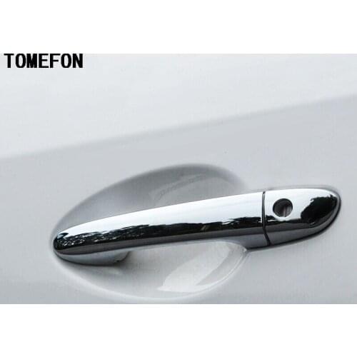 TOMEFON ABS Accessories Exterior Side Car Door Handle Cover Mouding Trim 8pcs For Mazda CX-5 CX5 2017 2018