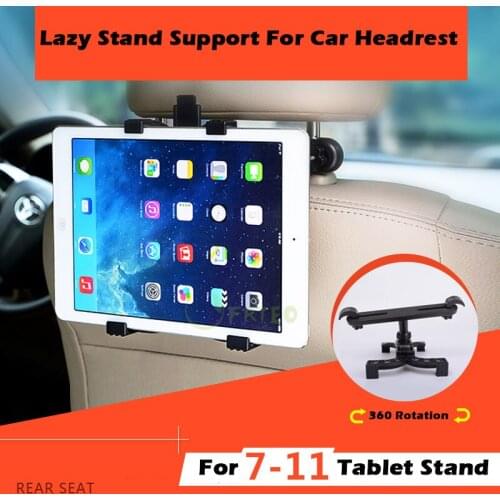 360 Degree Rotation Universal Car Headrest Tablet Stand For iPad Samsung Tab Support Cars Rear Passenger Back Seat Mount Holder