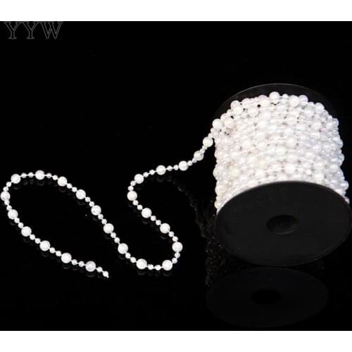 Women Jewelery Making Chain 10m/Spool Plastic Pearl Bead For Bracelet Necklace Handmade New Fashion DIY Making Materials