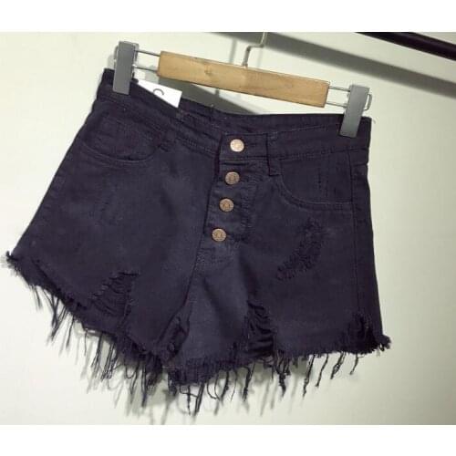 2021 casual summer hot sale denim women shorts high waists fur-lined leg-openings Plus size sexy short Jeans plue size 6XL