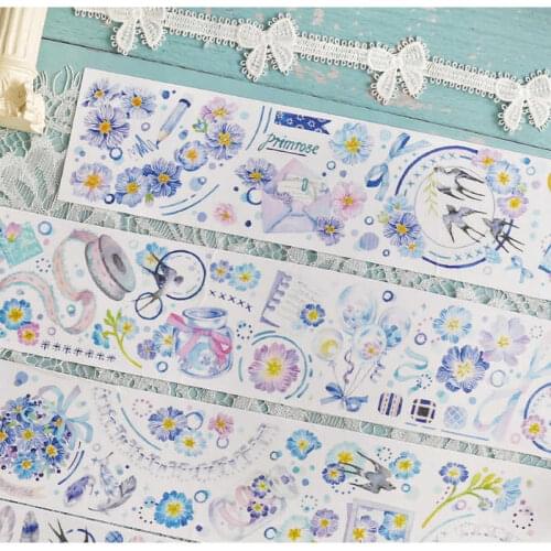 1 Loop Cherry Grass Hedgehog House Washi Tape Paper New Special Oil Journal