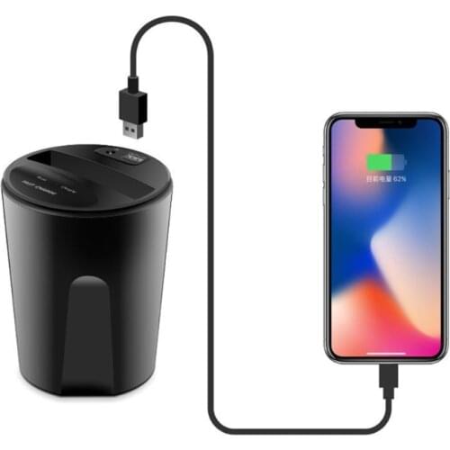 10W Fast Wireless Charger Car Charger Cup M5TE