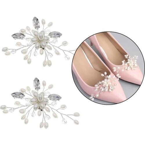 2 Packs Decorative Shoe Clips Womens High Heel Shoe Charms Buckle Decor