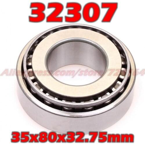 35x80x32.75 mm Tapered Roller Bearings 32307 7607E HR32307J 32307JR 32307A E32307J 32307VC12 32307U 32307E 35*80*32.75