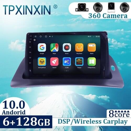6+128GB For Renault Kangoo 2015+ Android 10 Carplay Radio Player Car GPS Navigation Head Unit Car Radio with Screen