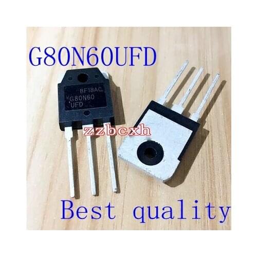 Free shipping 2PCS/LOT New original G80N60UFD 80N60 80A 600V SGH80N60UFD